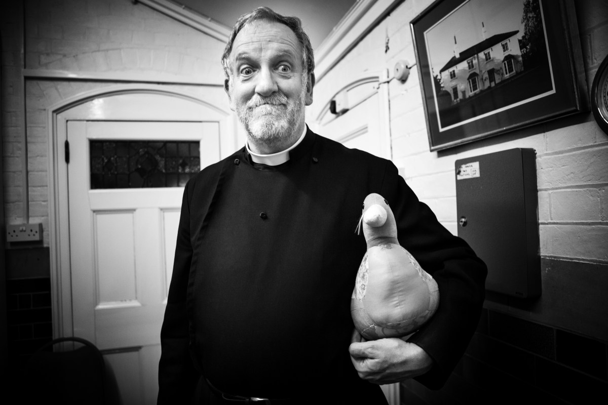 vicar and duck